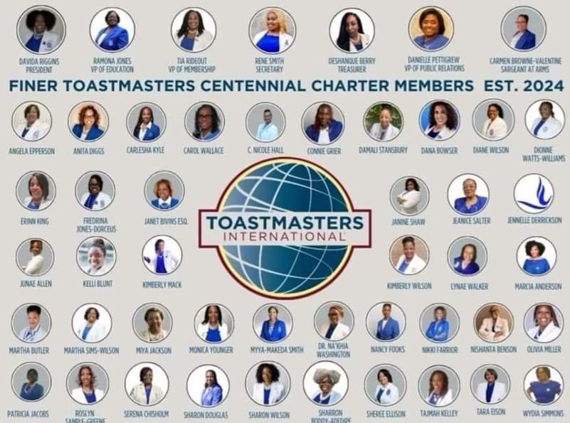 ConnieKGrier's tweet image. Growing in ways that will be beneficial to both the communities I serve and the servant leader I am. 
I have wanted to participate for years. Never dreamed I would become a Charter ( Founding) Member of a club!
Raise your glasses, fam...I'm a #Toastmaster!
#JusticeAlways
