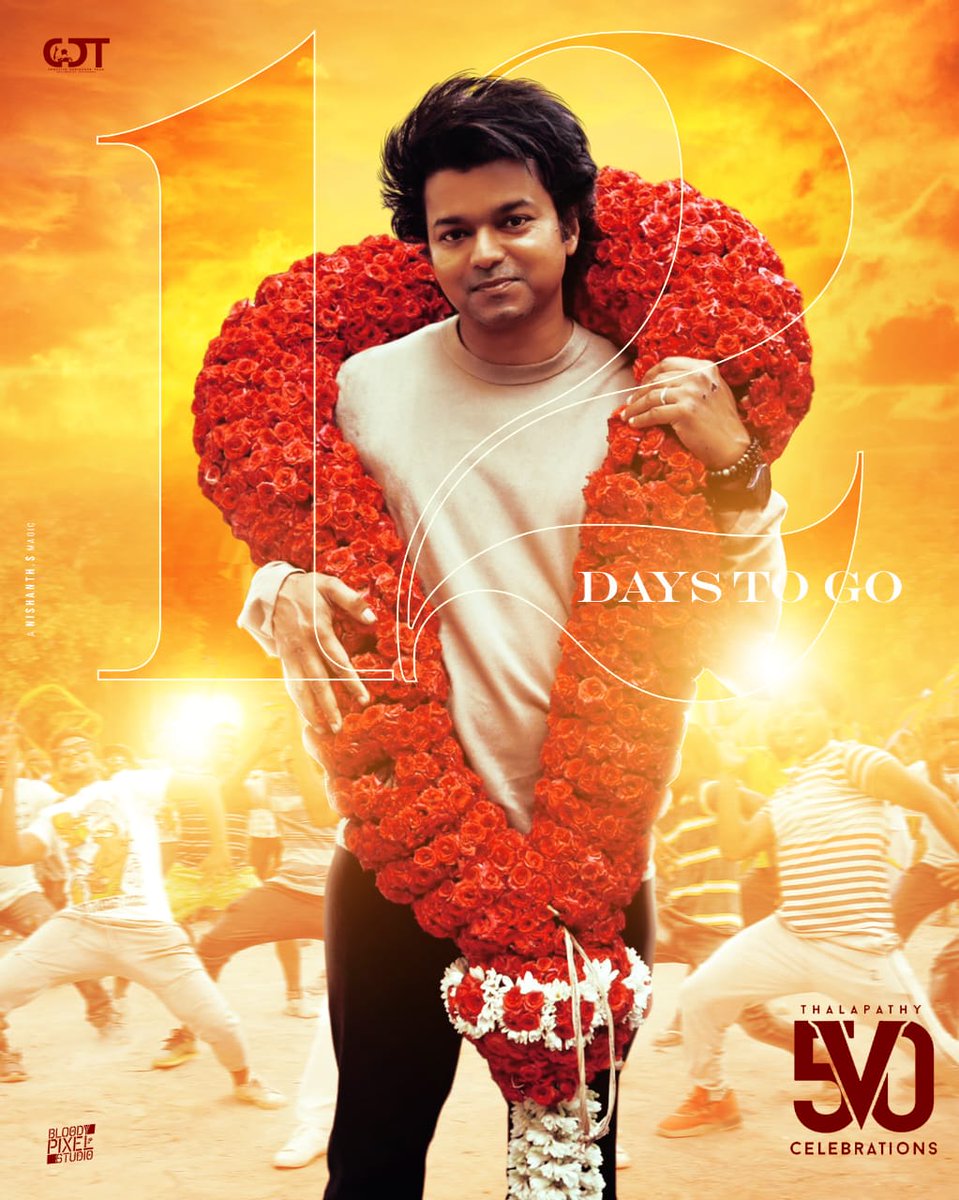 Akilan_offical's tweet photo. 12 Days To Go #GOAT Birthday❤🔥
#TheGreatestOfAllTime @actorvijay #TeamCDT
Design : @Nishanth_Offcl https://t.co/3ApnKaMRYk