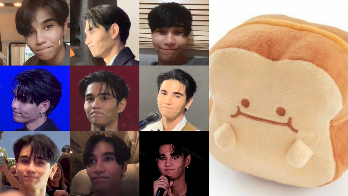 ppsaturr's tweet photo. หนิ่อยากรู้มั้ยว่ายิ้มหนมปังเป็นไง  เหมือนกันเด๊ะๆเห็นป้ะ555555555🤌🏻🤌🏻 @jeffsatur https://t.co/TyLc43PAyu
