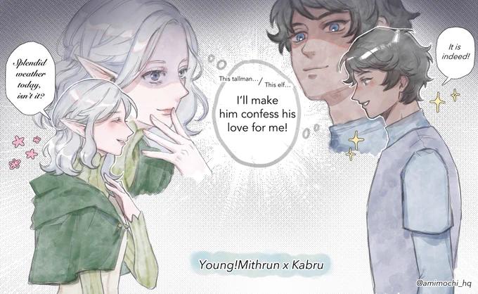 I want to see young!Mithrun and Kabru has a crush on each other but in this mind game of who would confess their love first 😳✨

#คาบรูมิส #kabumisu #カブミス 