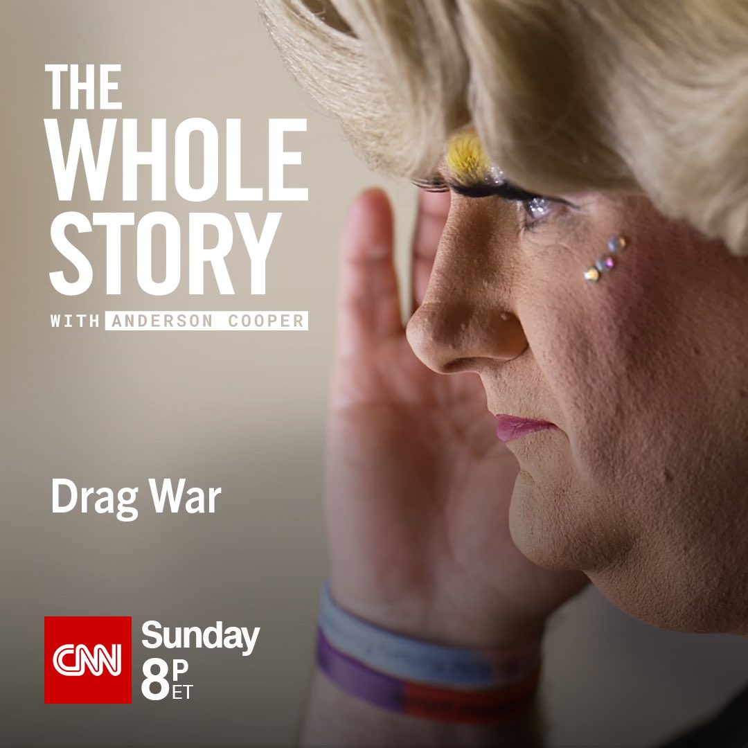 equalityfl's tweet photo. TONIGHT @CNN will feature Florida’s growing resistance to Ron DeSantis’ extreme and politically-motivated attacks on LGBTQ people in “Drag Wars” The Whole Story w/ @andersoncooper.

Tune in as Momma Ashley Rose, @equalityfl’s @CarlosGSmith, and others tell the story of our fight. https://t.co/8hgz9aqZie