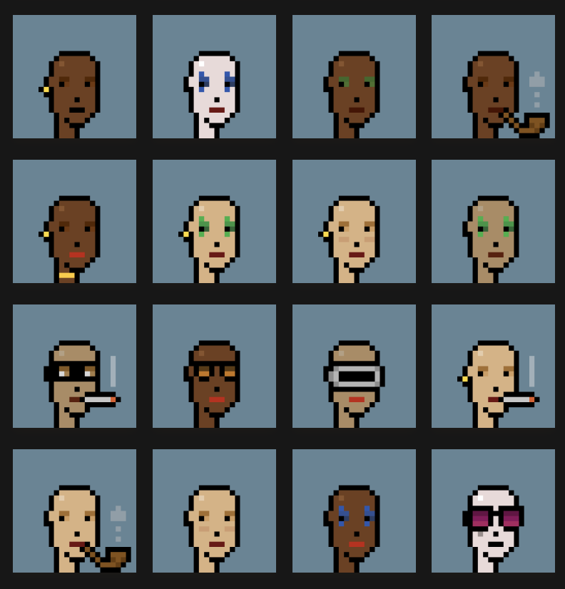shibboleth88's tweet photo. bald fem punks

with their beautiful bald fem heads

on @0xDecaArt. In honor of the 7th anniversary of @cryptopunks. 🔗 below