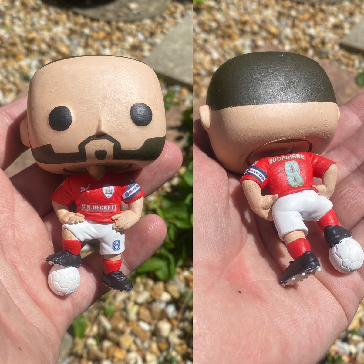 ourashley's tweet photo. The King Returns! 👑 Welcome home @conor_hourihane #barnsleyfc #barnsleyfc⚽️ #barnsley #barnsleyisbrill #conorhourihane #ireland #ireland #eire #handpainted #funkopopcustom #funkopopcustoms #funkocollector #funkopopvinyl #funkopophourihane #footballfunko Box to finish 📦 https://t.co/BKZbY0xq9j