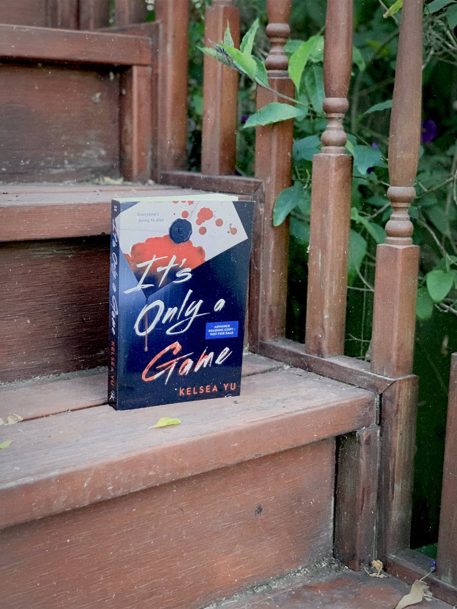 ONE MORE MONTH!!! 😱🎮🩸👀

School Library Journal calls IT’S ONLY A GAME “a page-turning thrill ride. Unputdownable.”

Publishers Weekly says “Yu anchors this whirlwind debut w/ a smart, courageous, loyal, &amp; caring heroine who easily earns the trust of friends &amp; readers alike.”