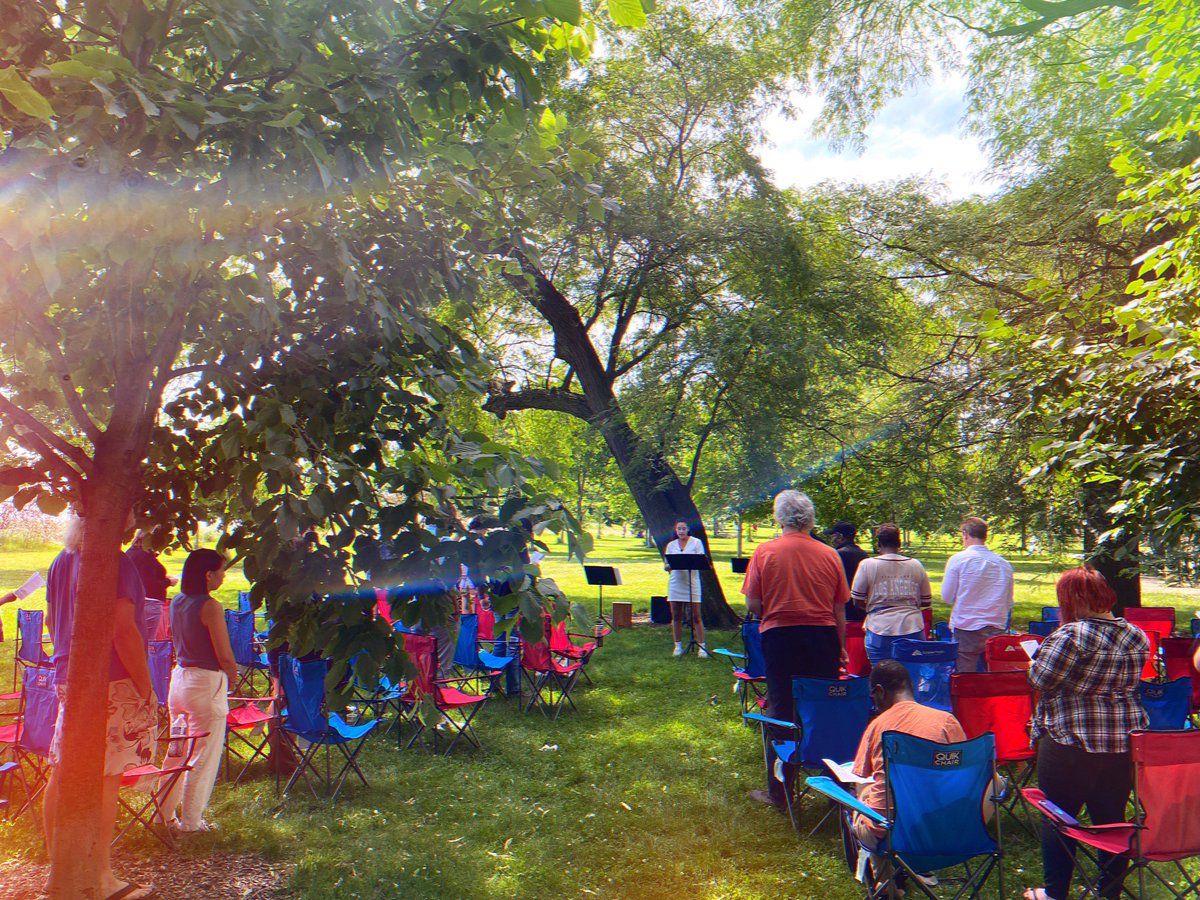 Agape_Chicago's tweet photo. We are counting down the days until we can go into our new space at Rogers Park Presbyterian Church on July 14. Join us outside at Morse Beach at 10 AM CT for the next few weeks before we go inside.

#Church #Christianity #Jesus #Christ #EFCA #Chicago #RogersPark https://t.co/3tCSFxQ5yr