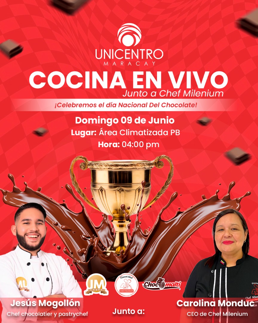 jmcheff's tweet photo. Los espero hoy en unicentro Maracay a las 4 pm, estaré elaborando una escultura de chocolate. 

Si le dan RT te regalo un chocolate 🤭✨ https://t.co/ffGZX1lLJ4