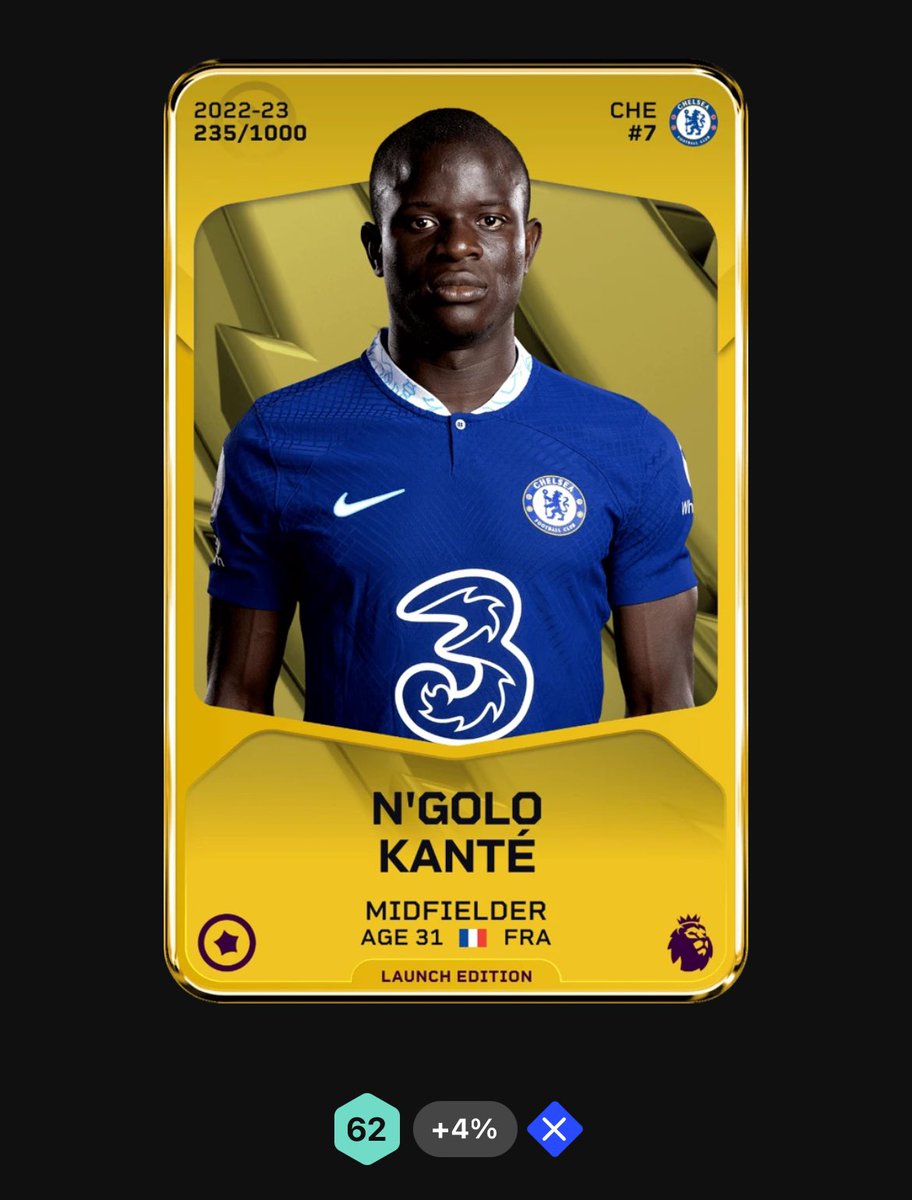 🎁 GIVEAWAY TIME 🇫🇷 

Je vous fais gagner la carte de N’Golo Kanté 🟡

Pour participer :

👉🏼 RT ce post et follow <a href="/Jobznt23/">Jobznt23</a>

Pas encore inscrit sur <a href="/Sorare/">Sorare</a> ?

Rejoins l’aventure ⚽️ pendant l’#EURO2024 👉🏼 sorare.pxf.io/Inscription

TAS le 13/06 ⏰ 

GL all 🍀

#Sorare #SorareRivals