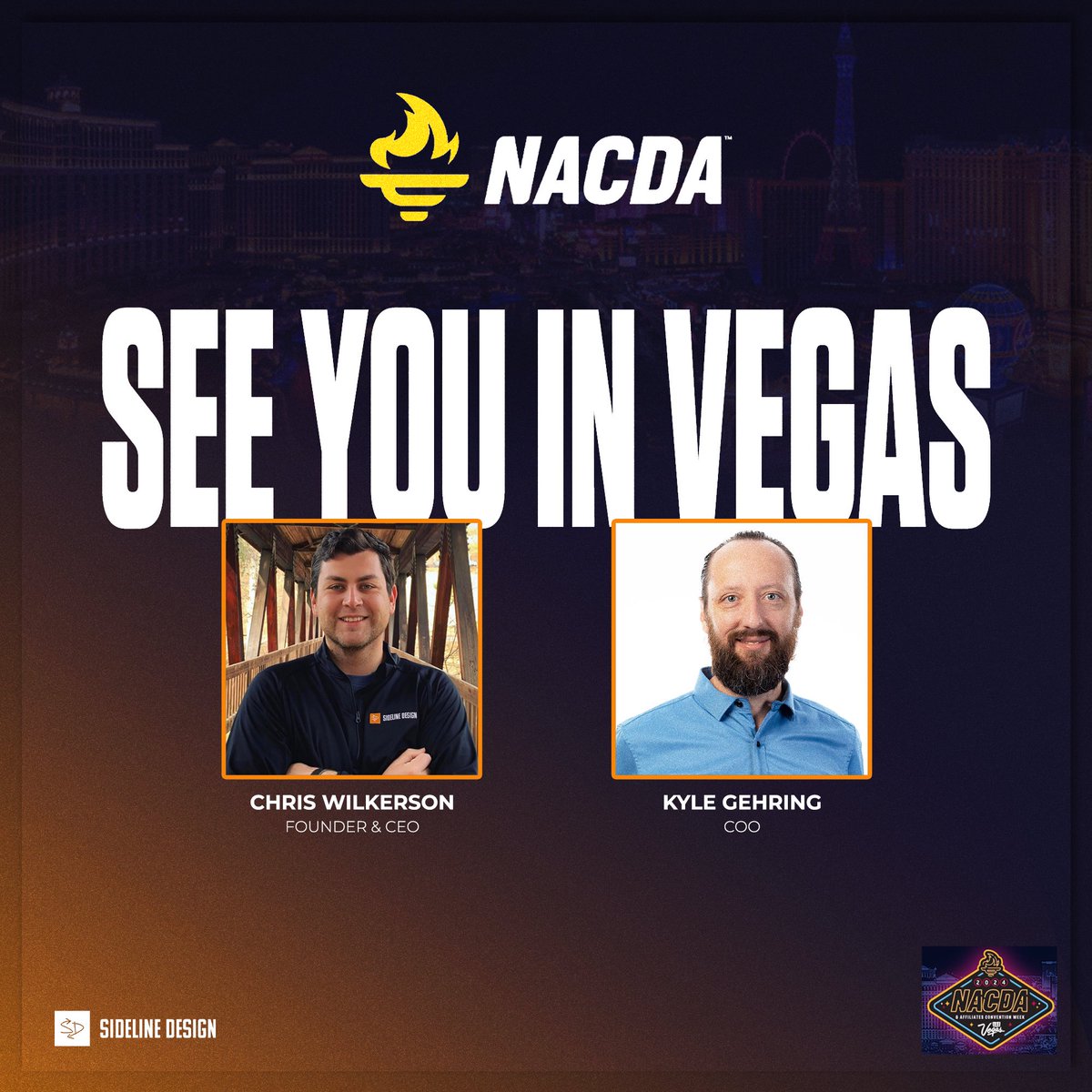 gosideline's tweet photo. Headed to #NACDA24? 

Let’s connect and talk about the latest product releases and the hub for content creation &amp; distribution 🤝

#SDbuilt https://t.co/SLQEhZ0WOW