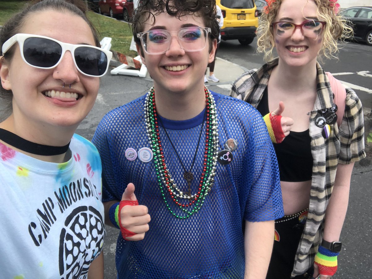 Reppin’ <a href="/PizzaPartyPro/">Pizza Party Pro</a> at Albany Pride. 😎