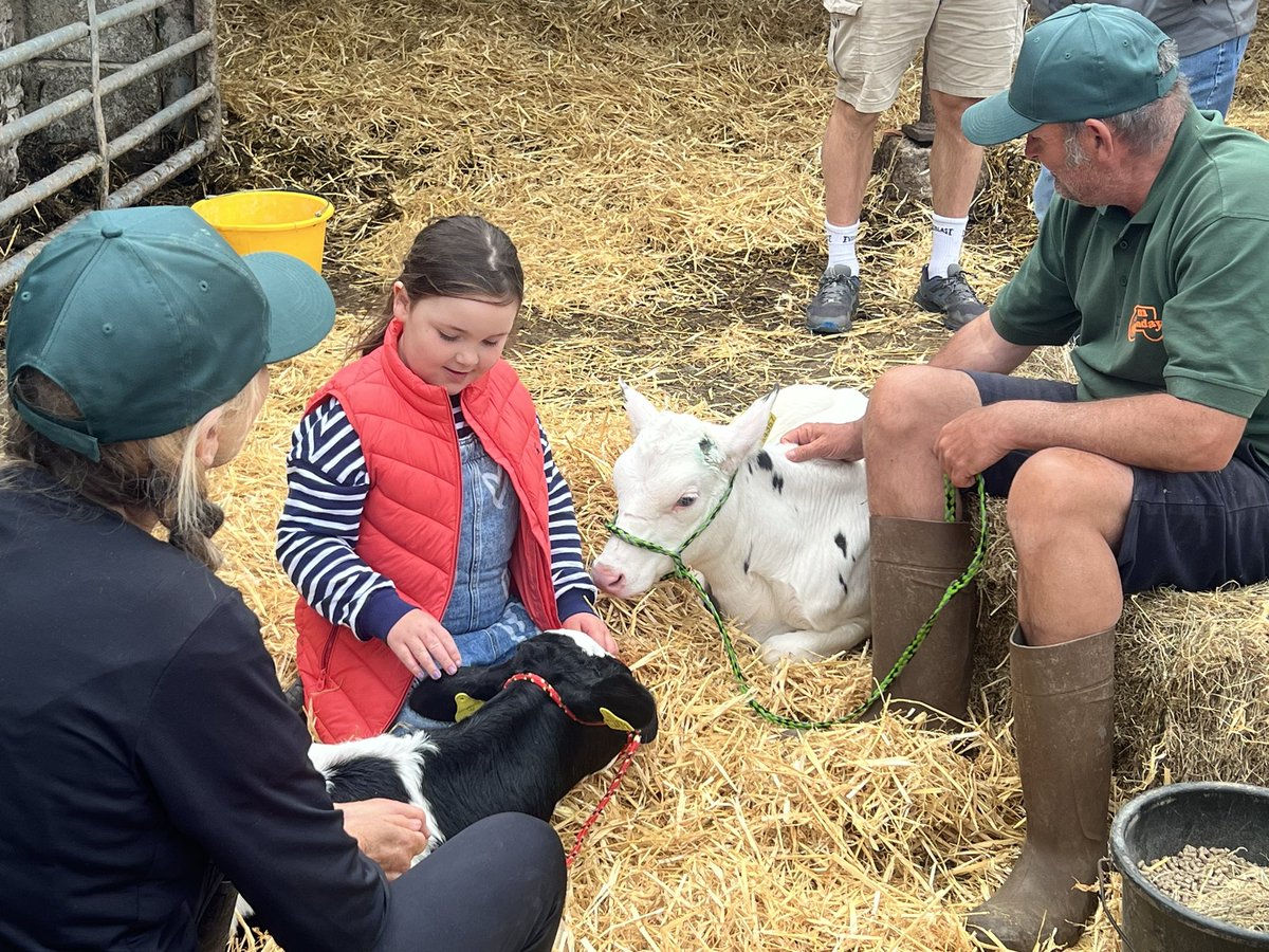 AbiReader's tweet photo. @OpenFarmSunday complete ✅
Superb day showing 950 visitors around
They met cows, calves, tractor & trailer ride, saw the milking & breathed in the fresh air
Huge thanks to the team 🙌
#ofs #ofs24 #LOFS https://t.co/VdPX6wMkfZ