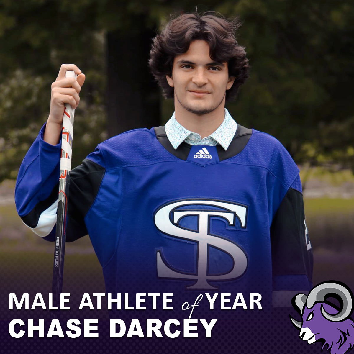 shawtech_hs's tweet photo. Congrats to Chase for being named Athlete of the Year! Chase excels in both hockey &amp; lacrosse for the #STRams. In hockey, he's a two-time Commonwealth Athletic Conference MVP &amp; a 3-time league all-star. His impressive career totals are: 85 goals, 42 assists, &amp; 127 points. https://t.co/wrmcqR1QPy
