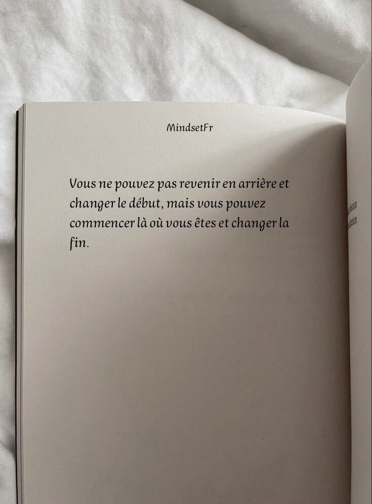 Mindset_FR's tweet photo. Vous ne pouvez pas revenir en arrière et changer le début, mais.. https://t.co/bMcnqZE6rU