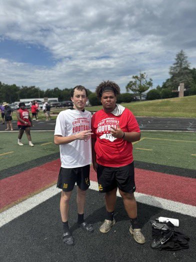 nathan_koepke's tweet photo. What a day at GWU! Dawgs!!! Got me a pick! @GWUFootball @CoachQIsom @joshabrams8 https://t.co/9WrzAMzT1x