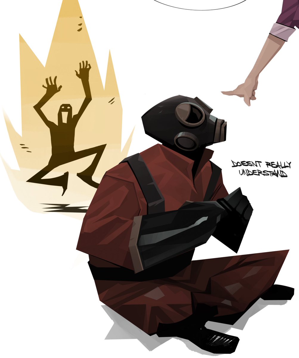 DisappointingG5's tweet photo. Pyro and Ms. Pauling ^_^
#tf2 #Fanart #art https://t.co/qUSWorBcGk