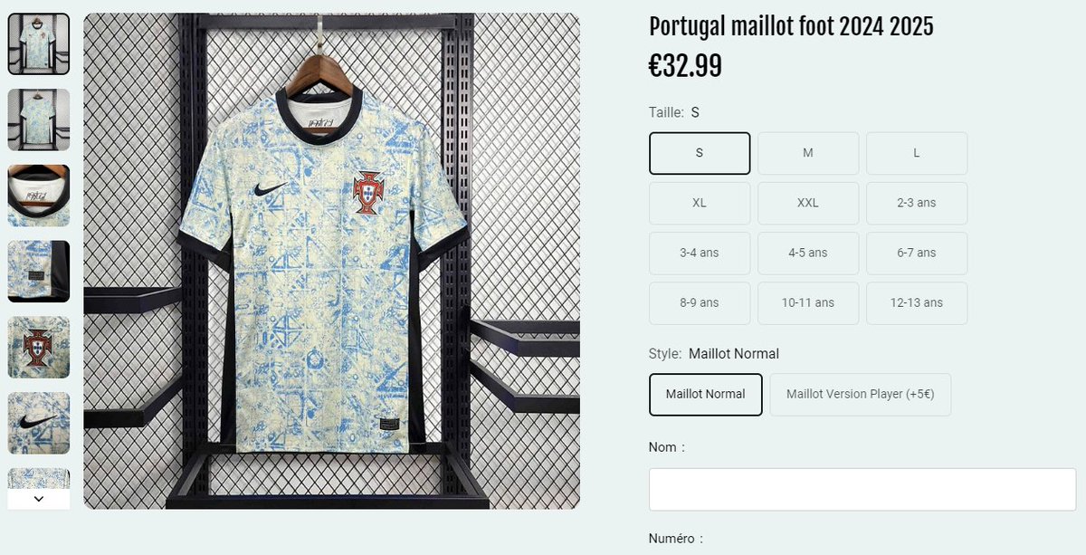 MaisonMaillOt's tweet photo. @EncoreRodri 🔥 Va sur La Maison du Maillot, le site est safe✅✅✅, les maillots sont clean de ouf et en plus ils sont à 25€ avec le code "maisonpromo" ! 🚀 La livraison prend 2-3 semaines mais tu ne seras pas déçu 🏆
https://t.co/XHdFH2nXuR https://t.co/fHCNi16ABT
