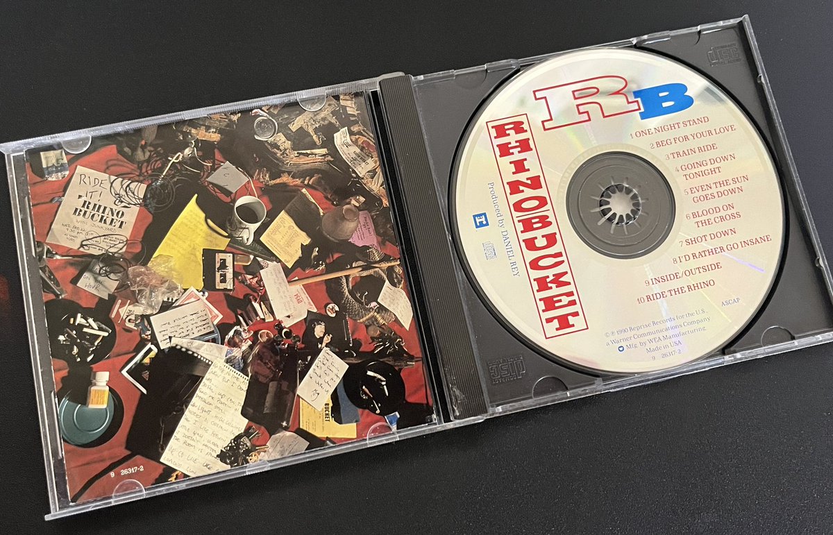 FromHairTo4Ever's tweet photo. This weekend’s #RecordStore pickup:
Only 1 CD … I’ve seen a lot of posts about this band lately so I picked up their debut …
Rhino Bucket 1990 self titled!
#PhysicalMedia #UsedCD #RhinoBucket #NowPlaying https://t.co/OLejoINfla