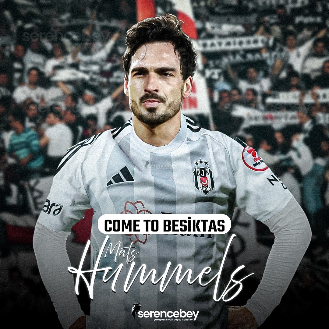 Dünyanın en büyük taraftarı seni bekliyor Come To Beşiktaş 🦅
/
Die größten Fans der Welt warte auf dich Come To Beşiktaş🦅 <a href="/matshummels/">Mats Hummels</a>

#ComeToBeşiktaşHummels