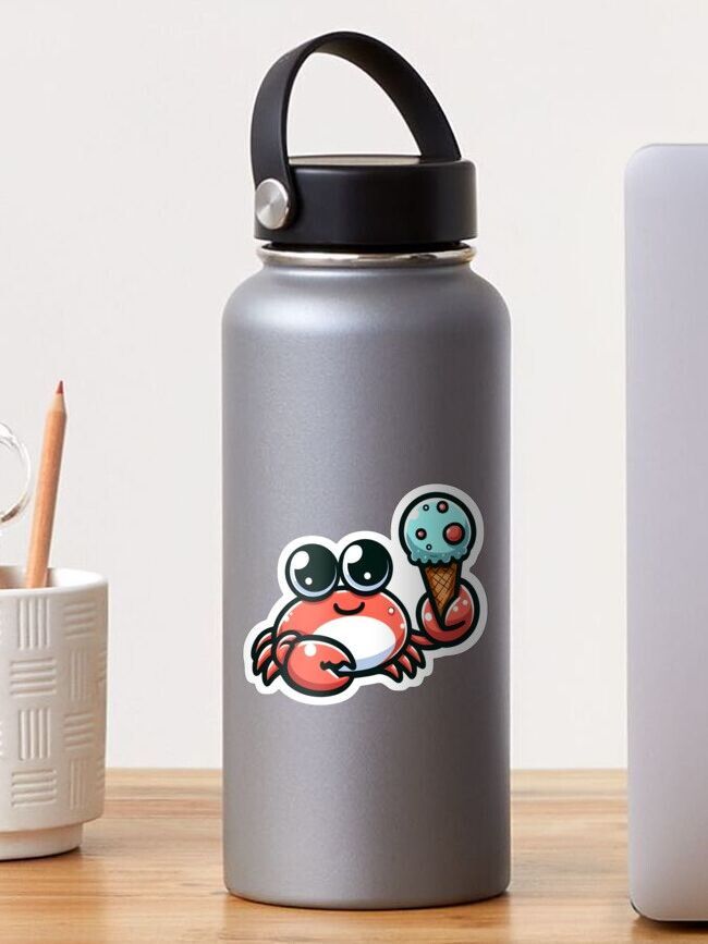 vivid_designpro's tweet photo. Craving something sweet?🍦Get charmed by an adorable #crab rocking its ice cream #sticker! It's the cutest thing you'll see today!
🔗https://t.co/bUlnaBvE9p 

#CuteCrab #IceCreamSticker #redbubble #giftidea #gift #summer #summerTime #IceCreamLovers #pod #accessories #HomeDecor https://t.co/2mMtPBb88Q