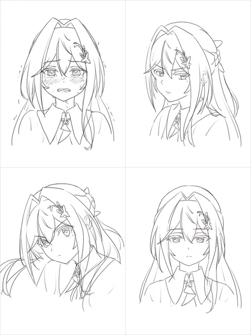 お顔の練習② 