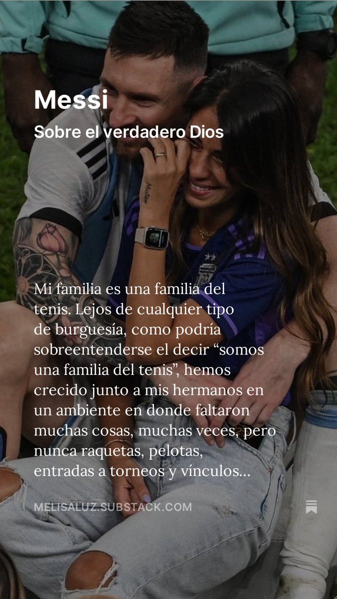 Voy a hablar de Messi
melisaluz.substack.com/p/messi