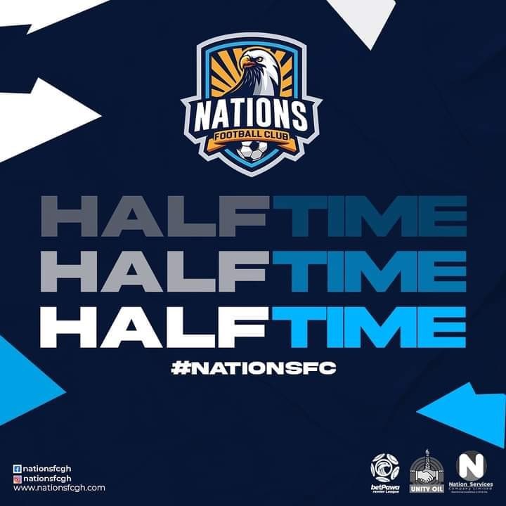 nationsfcgh's tweet photo. 45’ HALF-TIME 

 #NFC 🔵- #BUTD🟢 [ 1️⃣- 1️⃣]

#WIFW 🔵 🟠 ⚪️ 🦅 https://t.co/HDMH84Xtny