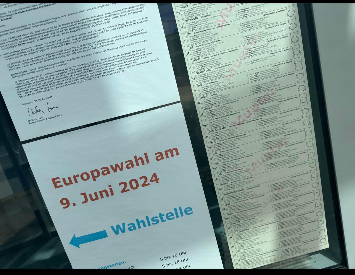 Sunayyoltay's tweet image. Biz de 2024 Avrupa Parlamentosu Seçimleri için oyumuzu kullandık.
Adil, demokratik barışçıl, daha eşit bir Avrupa için…
Irkçılığın  son bulması Temennisiyle..

#UID #UID20yaşında #AvrupaParlamentosu2024 #Europeanelection2024
 #Europawahl2024