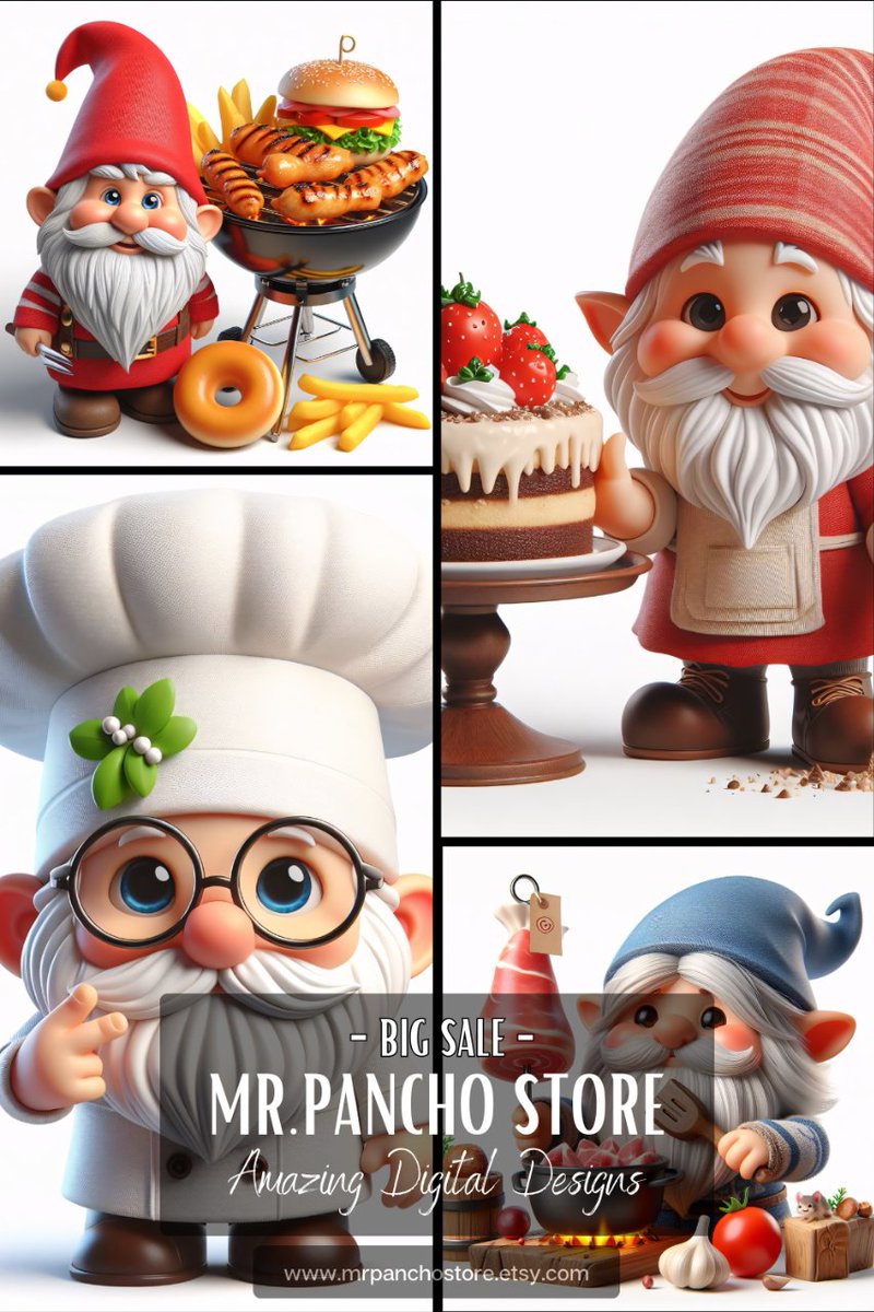 Cook Gnome Baking SVG &amp; PNG Clipart Designs Pack for All Your Culinary Creations!

#gnome #gnomesofinstagram #gnomes #gnomelife #gnomesweetgnome #handmade #gnomelove #christmas #gardengnome #gnomestagram #gnomehome #elf #art #handmadegnomes #gnomo #christmasgnome #gnomed