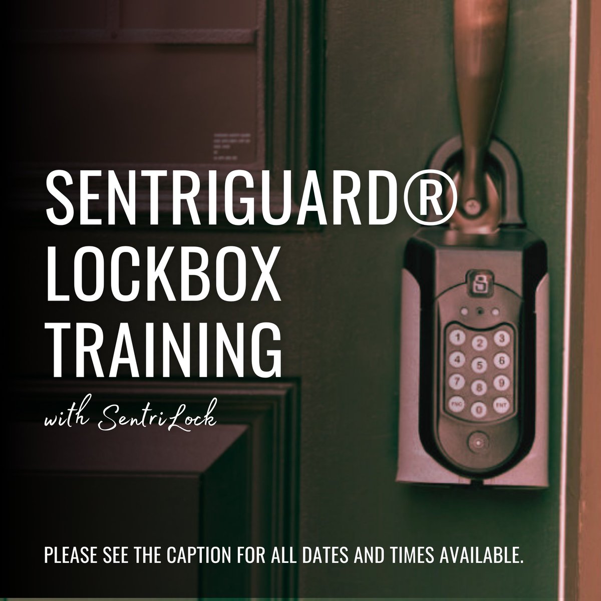 Learn how to take advantage of all of the lockbox features and benefits of the world’s strongest, most reliable lockbox with SentriGuard® Lockbox Training. 

Click here to register today! 👉 mreb.ca/events