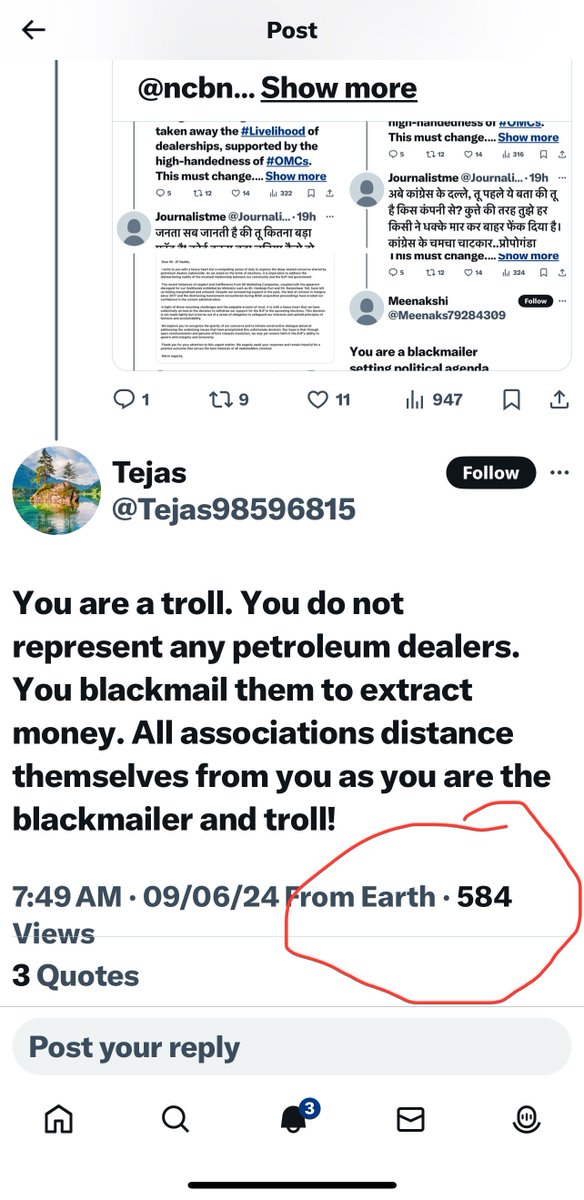 HemantSirohi1's tweet photo. @Tejas98596815 @HardeepSPuri @Tejas98596815, your pathetic trolling of @HemantSirohi1 is just embarrassing. Baseless lies without a shred of evidence – you're nothing but a 2Rs/- troll craving attention. Enjoy your pitiful payout, you worthless loser. #TrollFail #Embarrassing https://t.co/1PdHqLgQte