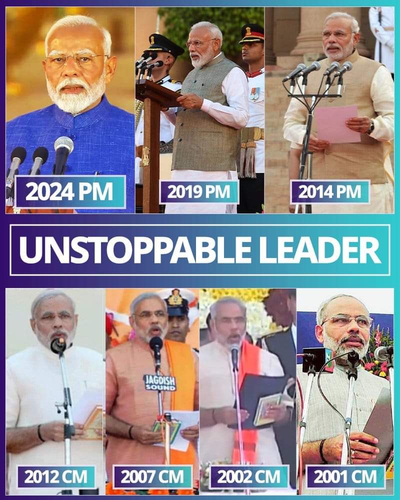 VishalU15's tweet photo. @narendramodi Hearty Congratulations #Modikaka
@narendramodi ji for being The Prime Minister of Bharat for 3rd Consecutive Term.
SO PROUD TO HAVE MODIJI AS OUR PM ONCE AGAIN
The only person in the world to be
4 times CM and 3 times PM
THE MAN .... THE LEGEND ... MY PM https://t.co/eHIrJBBYVO