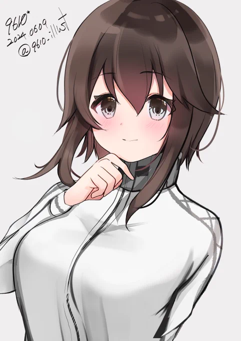 速吸#艦これ版深夜の真剣お絵描き60分一本勝負#艦これ版真剣お絵描き60分一本勝負_20240609 