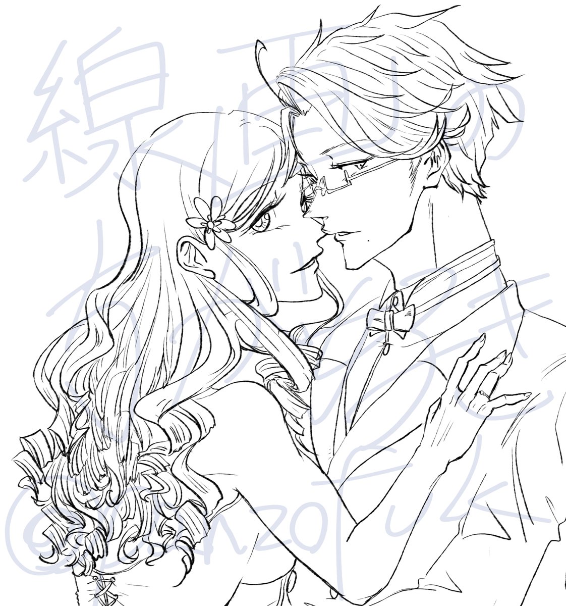 塗り絵ではないので塗り絵しないでね 