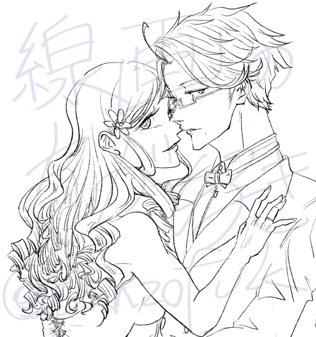 塗り絵ではないので塗り絵しないでね 