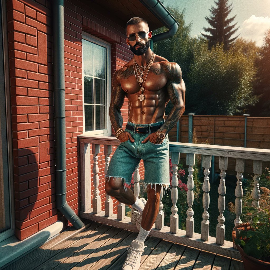 TheseGuys13's tweet photo. Come home...
#PowerlandAI #ai #aiart #aigay #aigayart #aihunk #aihunks #aiman #aimen #gay #gaymuscle #hunk #muscular #muscularmale #muscularman #handsome #hamdsomegay #gayrapper #gaythug https://t.co/0cvun2HfbN