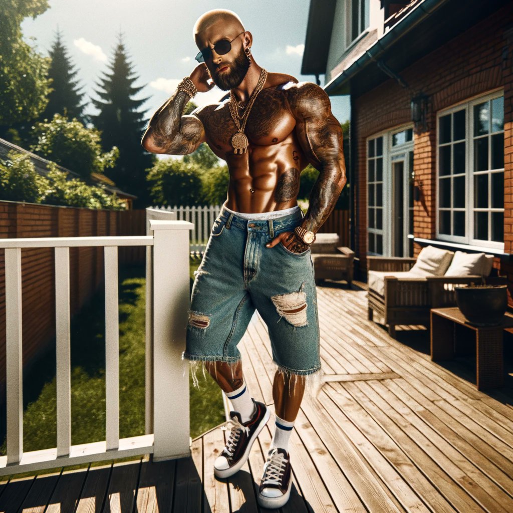 TheseGuys13's tweet photo. Come home...
#PowerlandAI #ai #aiart #aigay #aigayart #aihunk #aihunks #aiman #aimen #gay #gaymuscle #hunk #muscular #muscularmale #muscularman #handsome #hamdsomegay #gayrapper #gaythug https://t.co/0cvun2HfbN