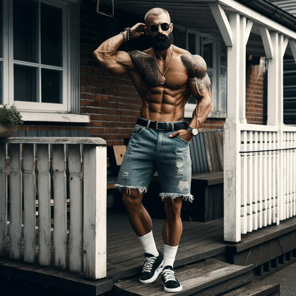TheseGuys13's tweet photo. Come home...
#PowerlandAI #ai #aiart #aigay #aigayart #aihunk #aihunks #aiman #aimen #gay #gaymuscle #hunk #muscular #muscularmale #muscularman #handsome #hamdsomegay #gayrapper #gaythug https://t.co/0cvun2HfbN