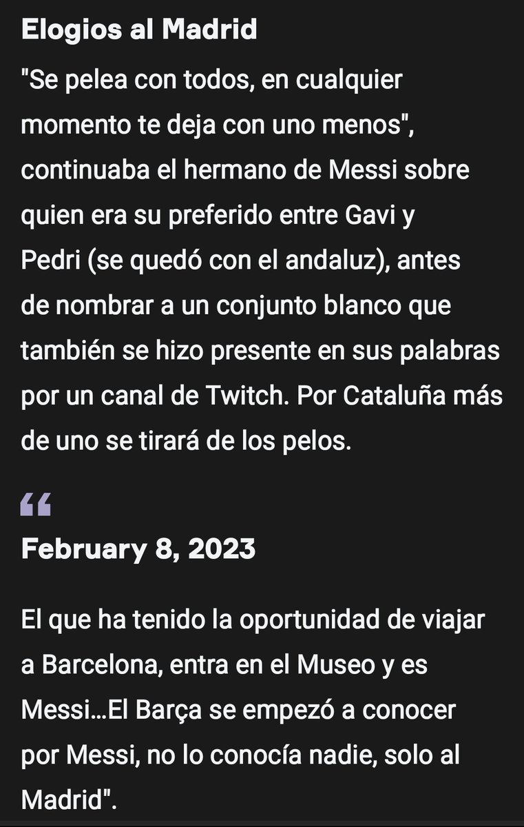Julipedia82's tweet photo. @Vettaverso @trunksismo Messi dijo una vez...
🤣🤣🤣🤣 https://t.co/wpAAepCjUs
