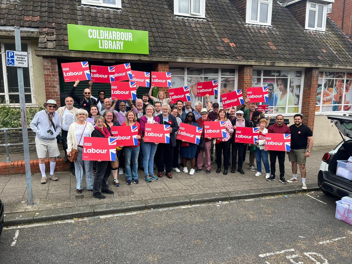 It was great to be out supporting  local candidate Nikki Thurlow ahead of Thursday’s bi-election. Lots of support in Coldharbour for her and for <a href="/CliveEfford/">Clive Efford 💙</a> 🌹