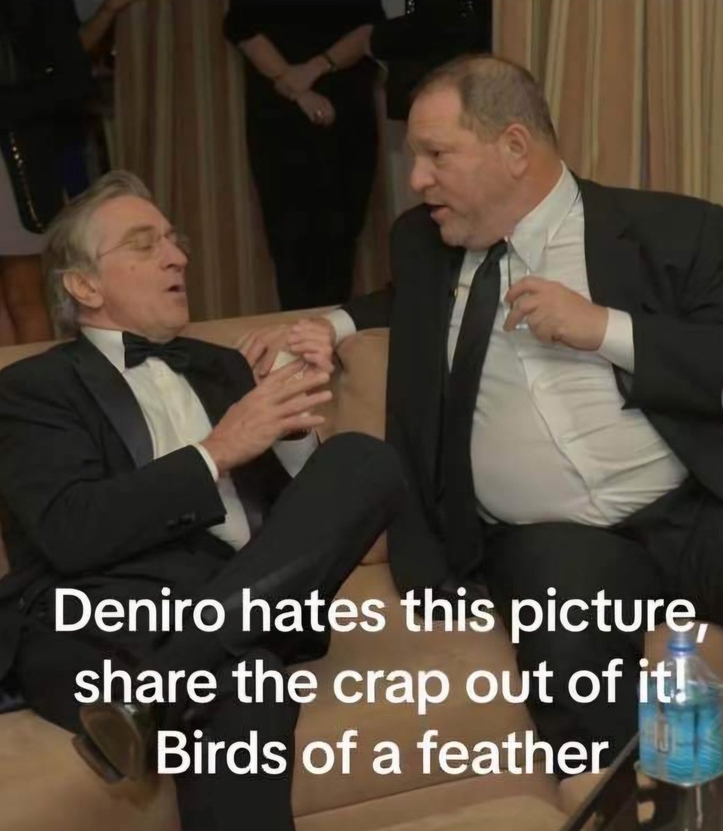 Alissa4TheUSA's tweet photo. They say those who speak the loudest usually have the most to hide 👇 #Epstein #DeNiro #Weinstein #Hollywood https://t.co/z7Gho36jY3