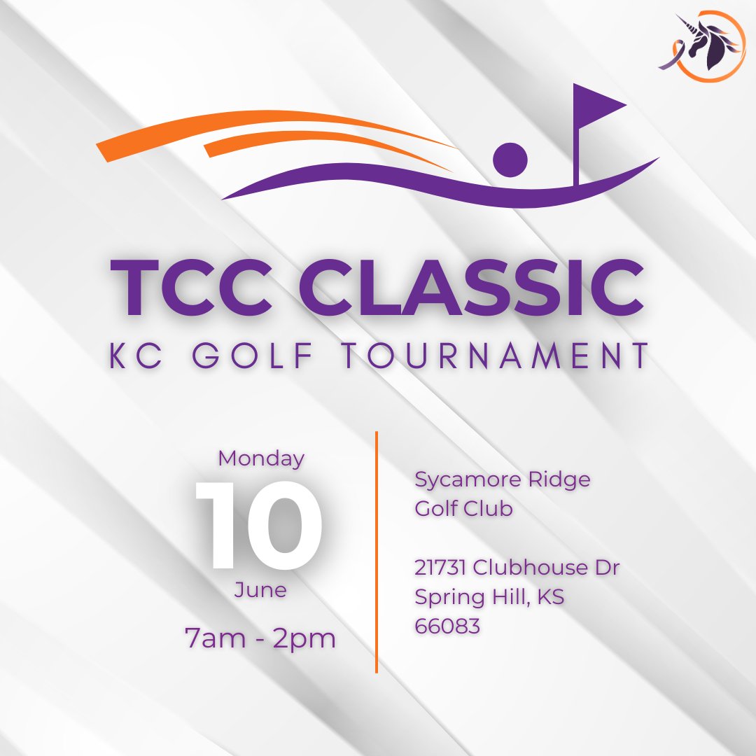 ‼️ TOMORROW ‼️ We can't wait to see you out on the greens supporting Thymic Carcinoma Center 🧡💜 Registration opens at 7:00 am!

Get details here: ow.ly/qMm450S5PWl

#TCCClassicKC #GolfTournament #ThymicCarcinoma