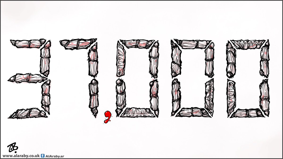 EmadHajjaj's tweet photo. عدد شهداء غزة 
#غزة
#Gaza_Genocide‌ 
#كاريكاتير https://t.co/tLbvON8O1T
