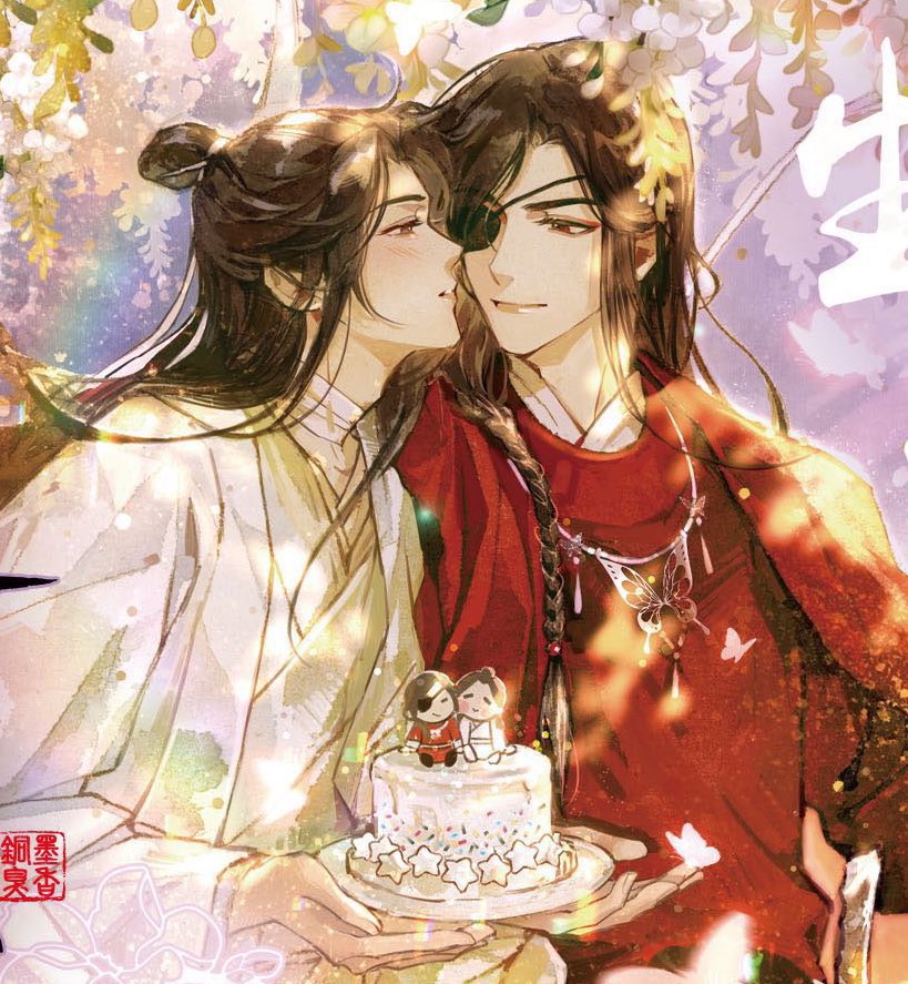flwrxielian's tweet photo. Happy Birthday, Hua Cheng! Enjoy all the kisses and hugs from Xie Lian today 🤭 https://t.co/P86dA2vy5H