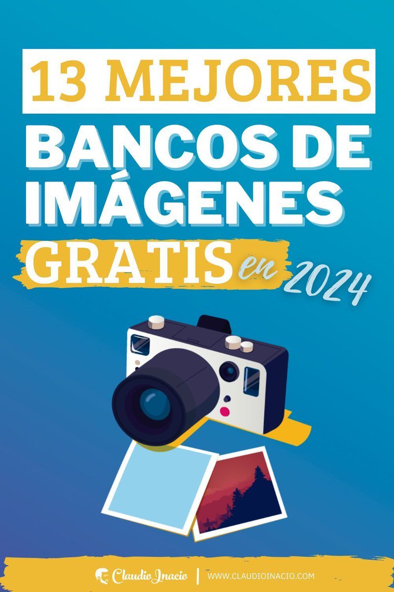 🚀 Mejores Bancos de Imágenes Gratis para descargar fotos de Internet 👉 bit.ly/3rhldZX 

#marketingonline #bancosdeimagenes #fotosgratis bit.ly/4b0w6TD