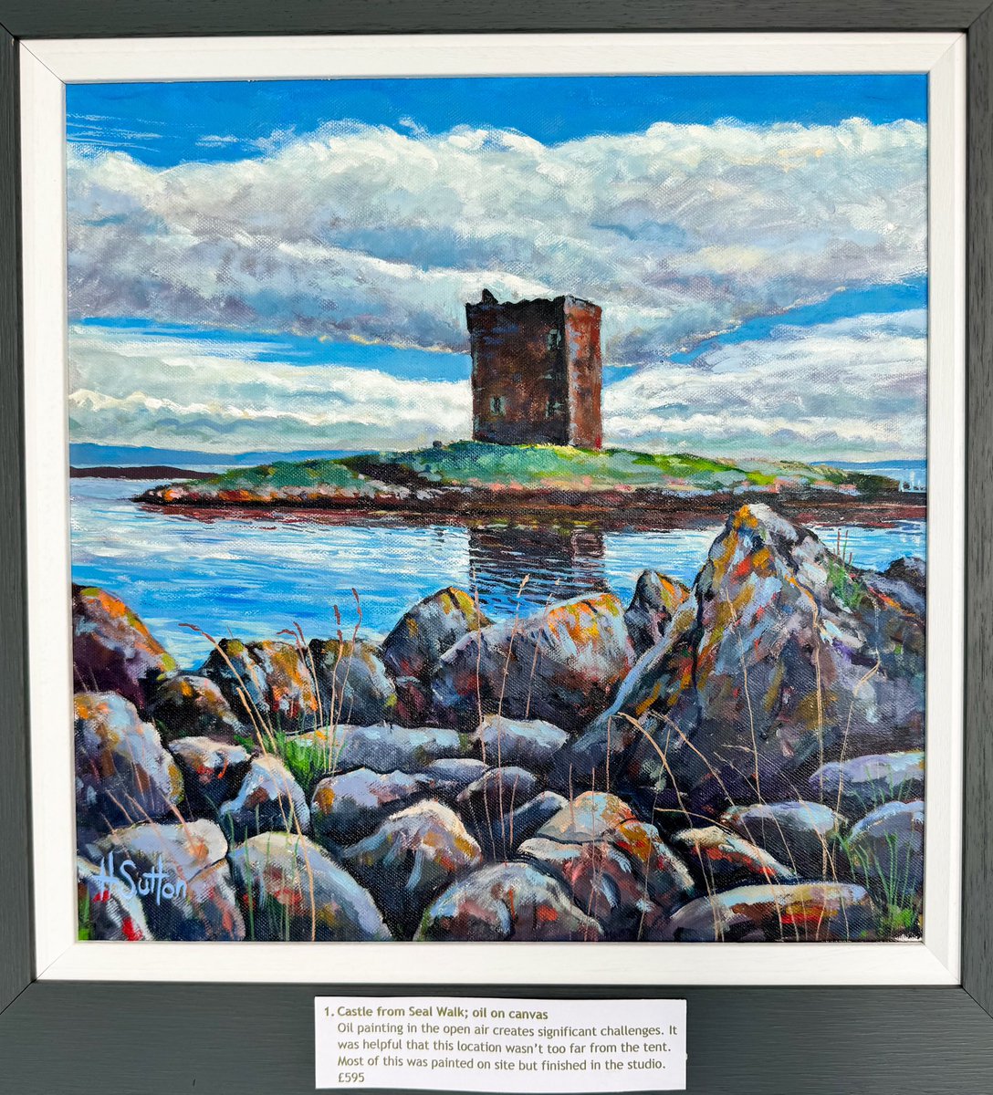 What a thrill to visit <a href="/harrysuttonart/">Harry Sutton</a> exhibition yesterday at Hunter Saville Art Gallery on Millport Isle of Cumbrae! Incredible work! Congratulations Harry! ❤️