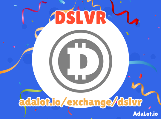 DigitalGold2022's tweet photo. Best means to DCA.. NFA! Come join us!
DSLVR Exchange Vending (https://t.co/5vHqlz2f83)
@Cardano #cardanofeed #DGOLD #DSLVR #DGEM @EuCardano @Cardano https://t.co/29oYLdgqRv
