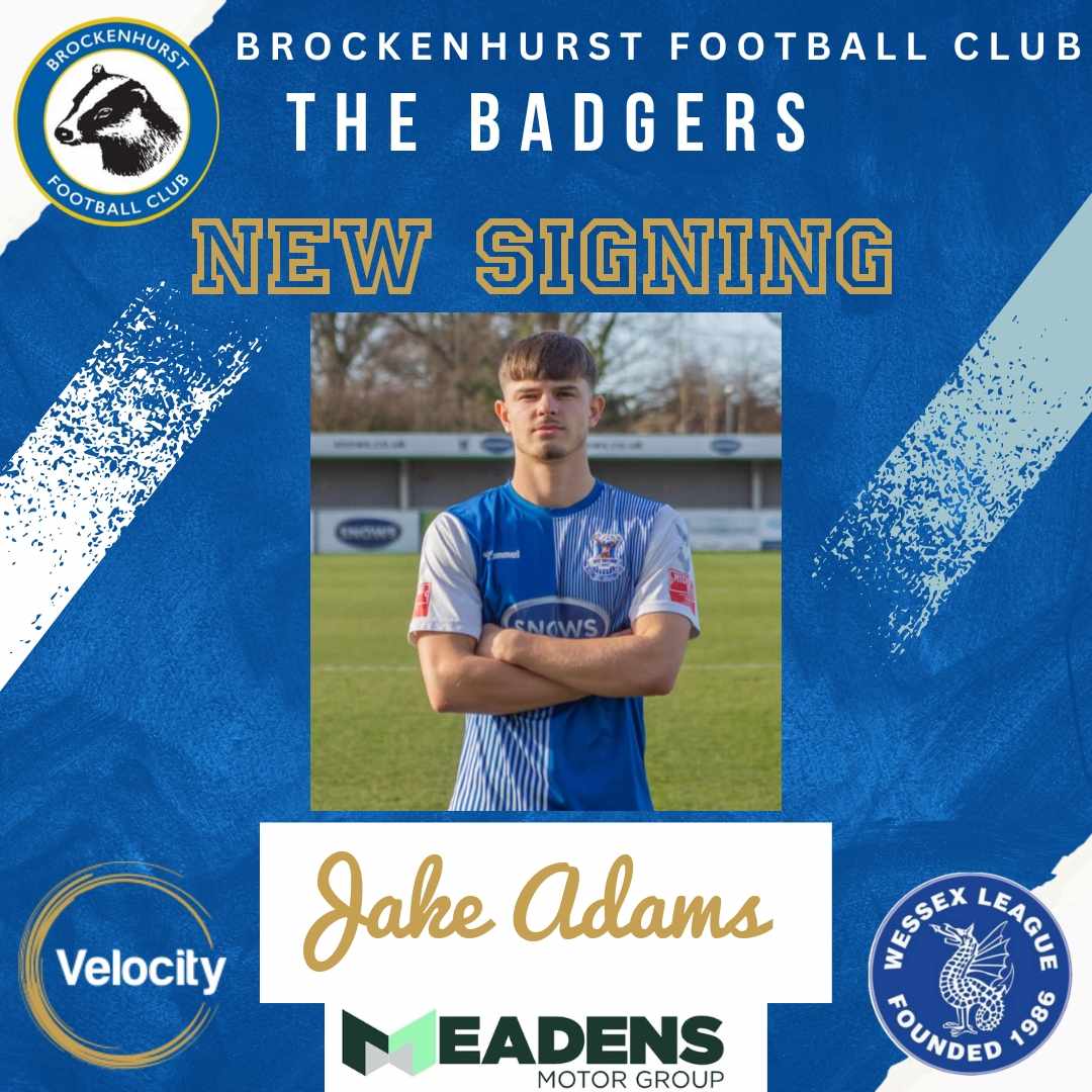 🚨1ST TEAM NEW SIGNING🚨

1st New Signing is <a href="/Jake_Adams10/">Jake</a>
who joins us from <a href="/O_BournemouthFC/">Bournemouth FC</a>

Midfielder Jake has previously played for the <a href="/SouthamptonFC/">Southampton FC</a>
<a href="/afcbournemouth/">AFC Bournemouth 🍒</a> Academies before playing for <a href="/sholingfc/">Sholing FC</a>
<a href="/AFCTotton/">AFC Totton ⚽️🦌</a> &amp; <a href="/alresford_town/">Alresford Town FC</a>
for <a href="/DannyAckland/">Danny Ackland</a>

Welcome Jake 🦡