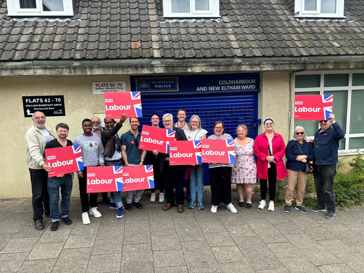 A brilliant Action Day in <a href="/elthamclp/">Eltham and Chislehurst Labour Party</a>, speaking to residents about our local and national <a href="/UKLabour/">The Labour Party</a> candidates, <a href="/ncthurlow/">Nikki Thurlow</a> and <a href="/CliveEfford/">Clive Efford 💙</a>.

There's a clear choice for change in this election, and Labour is ready to deliver on that promise.

🌹#VoteLabour🌹