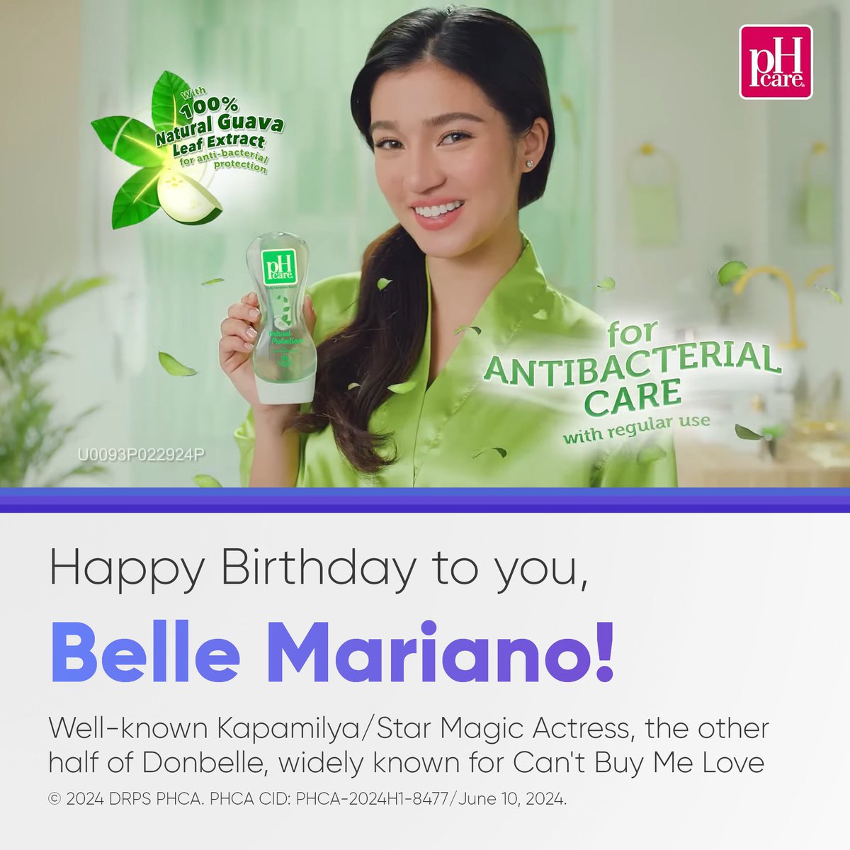 DRPSPHCA's tweet photo. HAPPY BIRTHDAY: #BelleMariano, a Well-known Kapamilya/Star Magic Actress and the other half of #Donbelle, widely known for Can't Buy Me Love, He's Into Her, and etc.! She was born on June 10, 2002. She's 22 today!

© 2024 DRPS PHCA. PHCA CID: PHCA-2024H1-8477/June 10, 2024. https://t.co/6J1hGld7Ka