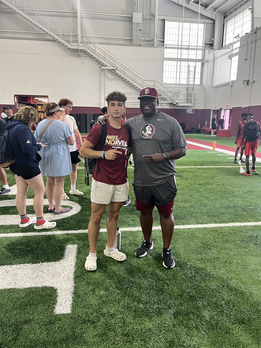 troy_ganter's tweet photo. Had a great week traveling around the east to @FSUFootball @WestGeorgiaBand @ClemsonFB  and @anderson. I got to visit many other colleges as well.
@CoachSorg @KirkHoza @larryblustein @PrepRedzoneFL @coreyfuller4 https://t.co/icQCtqUsYp