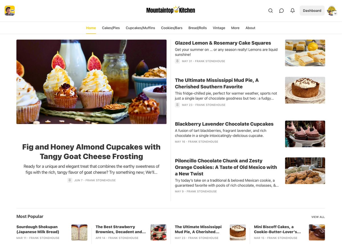 MetaWeb20's tweet image. Mountaintop Kitchen’s newsletter/blog with free and delicious recipes delivered directly to your email every Friday has taken off, especially this week with our popular Fig &amp;amp; Honey Almond Cupcakes with Tangy Goat Cheese Frosting. Subscribe today at mountaintopkitchen.com.